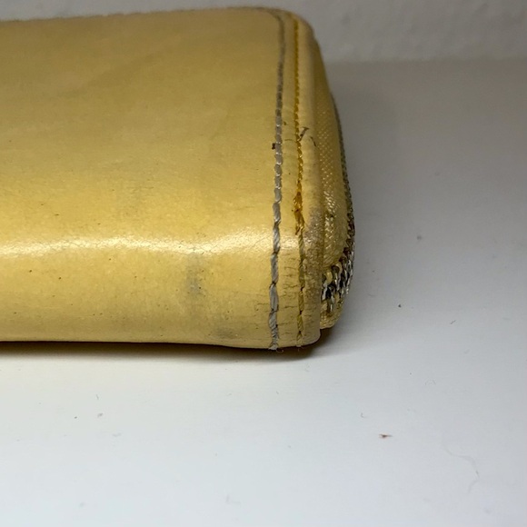 Coach Leather Zip Around Legacy Striped Interior Slim Accordion Wallet - Picture 6 of 8